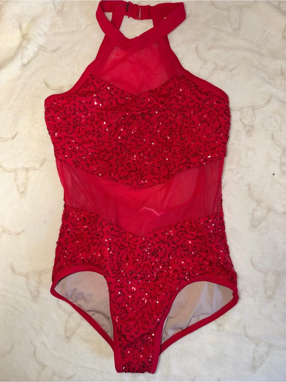 Balera Red Sequin LC Leo